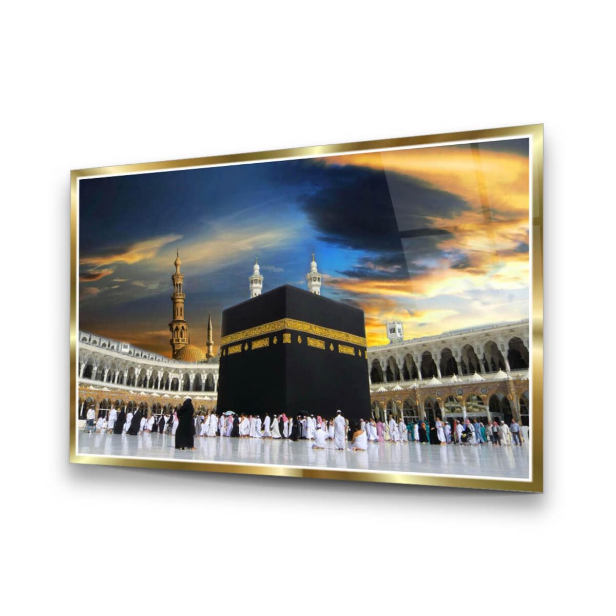 Islamic Introspection Glass Wall Art