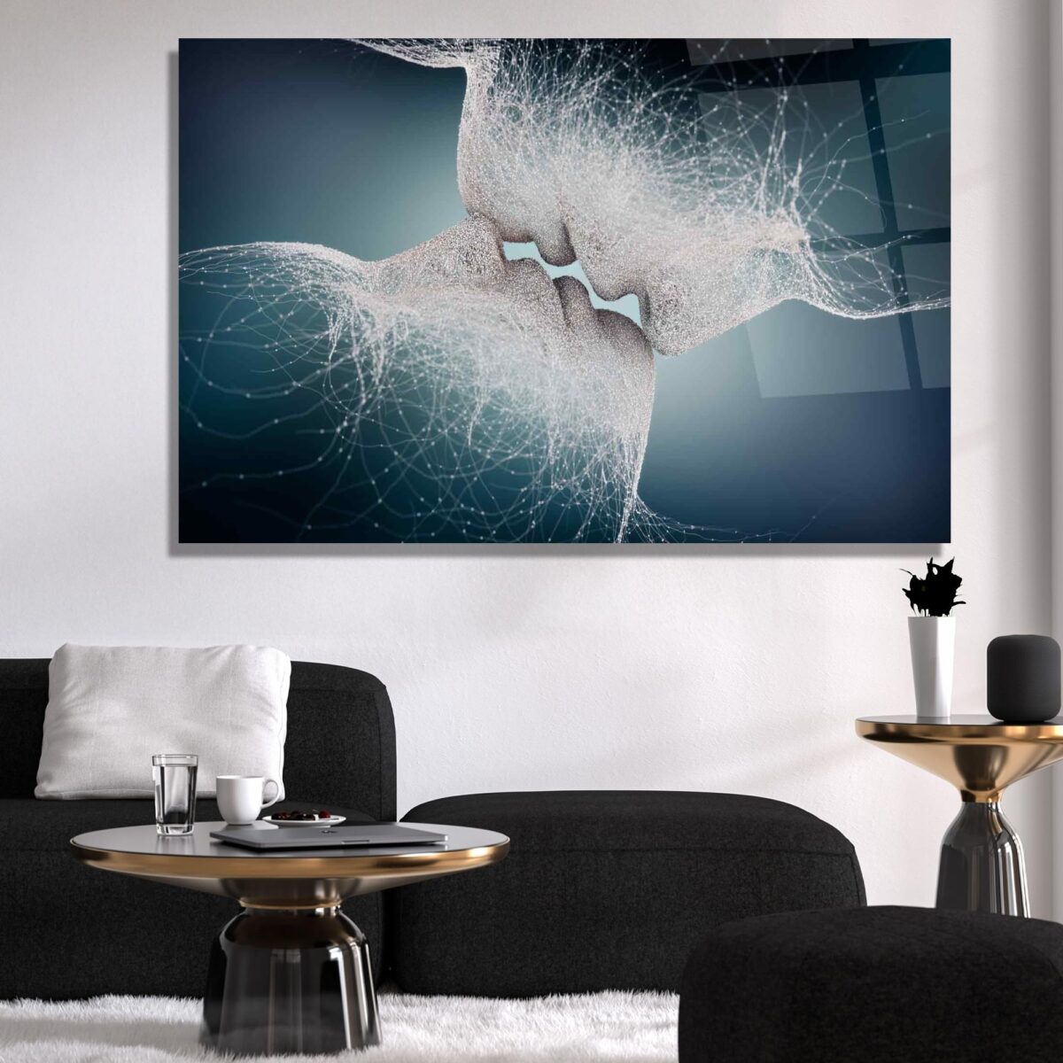 Connected Souls Glass Wall Art