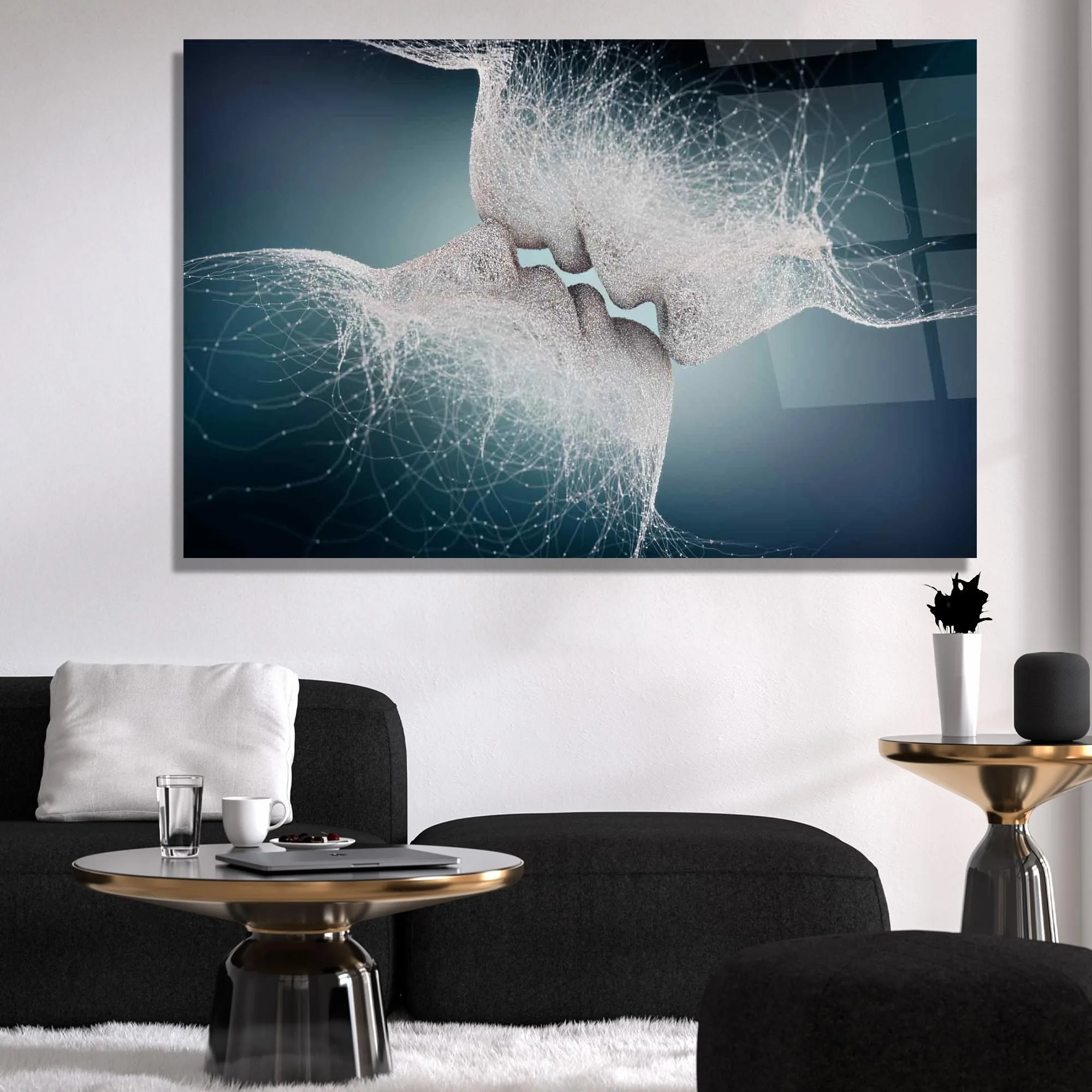 Connected Souls Glass Wall Art