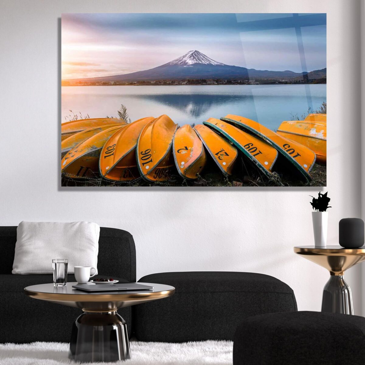 Fuji Mount Glass Wall Art