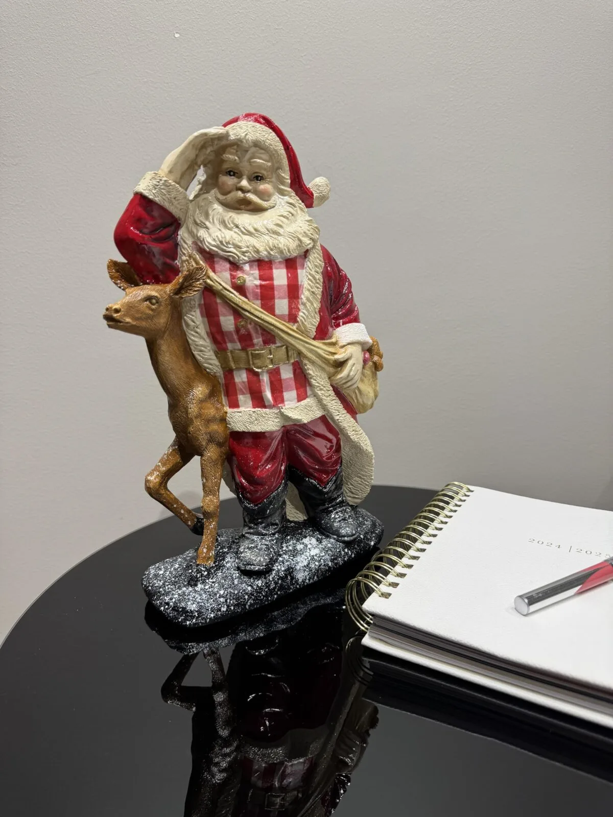 Ceramic Santa Claus Sculpture