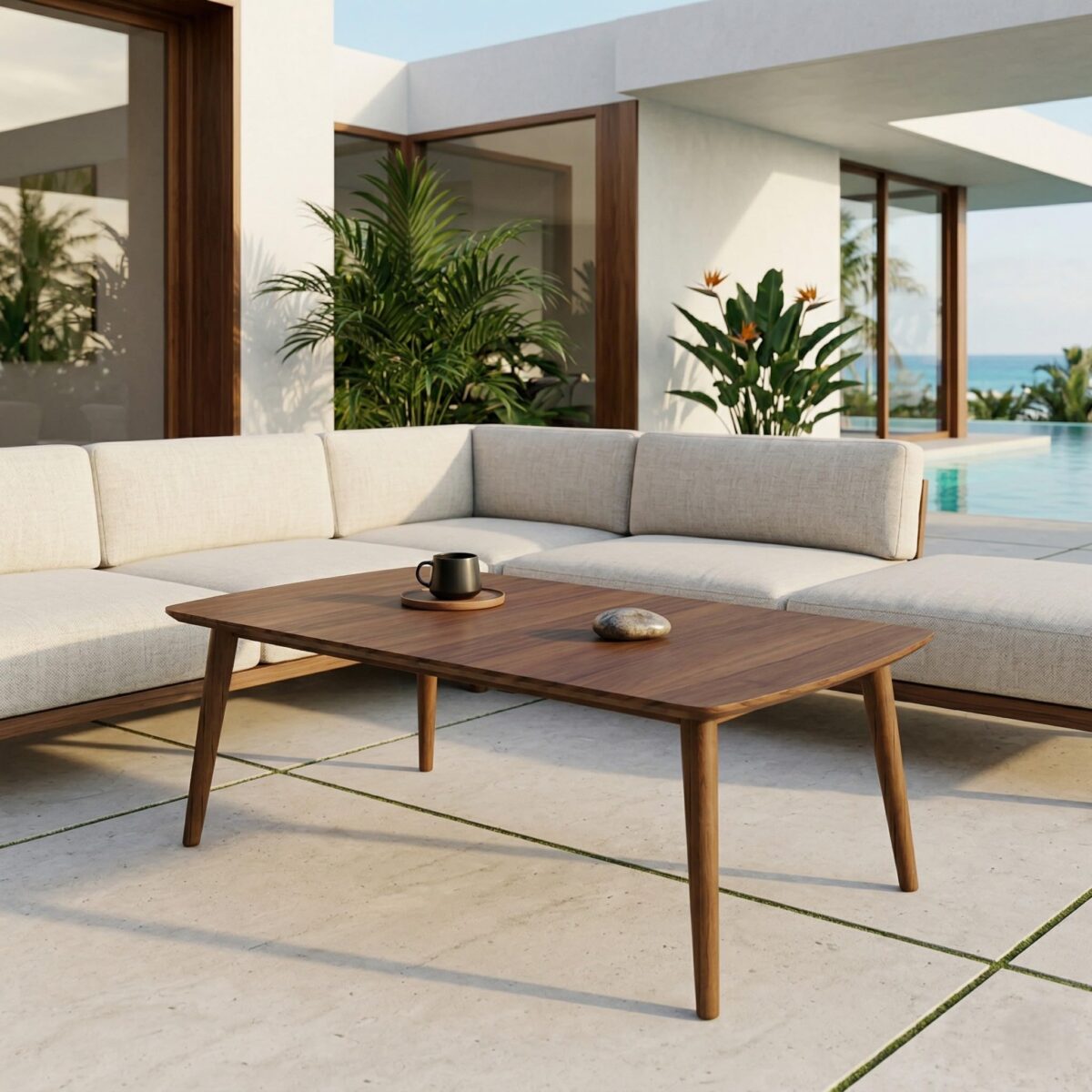 Modern Rectangular Coffee Table