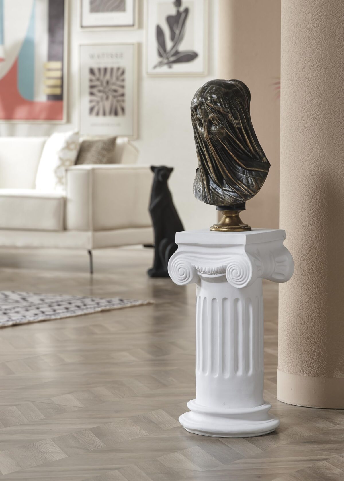 Ancient Roman Column Sculpture