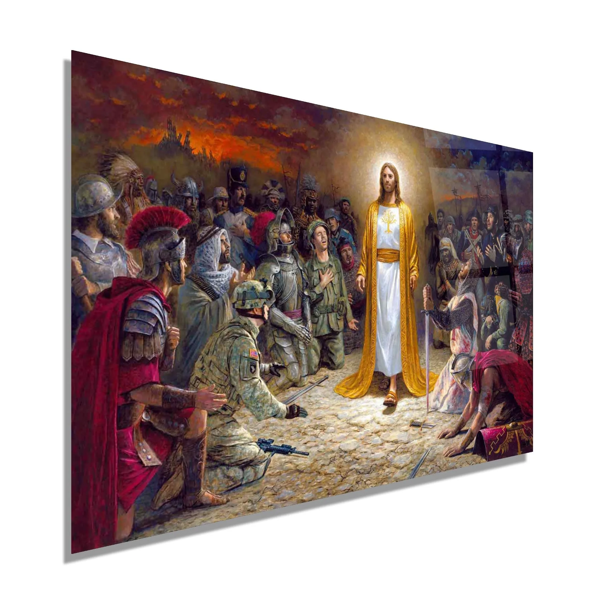 The Expected Jesus Glass Wall Art