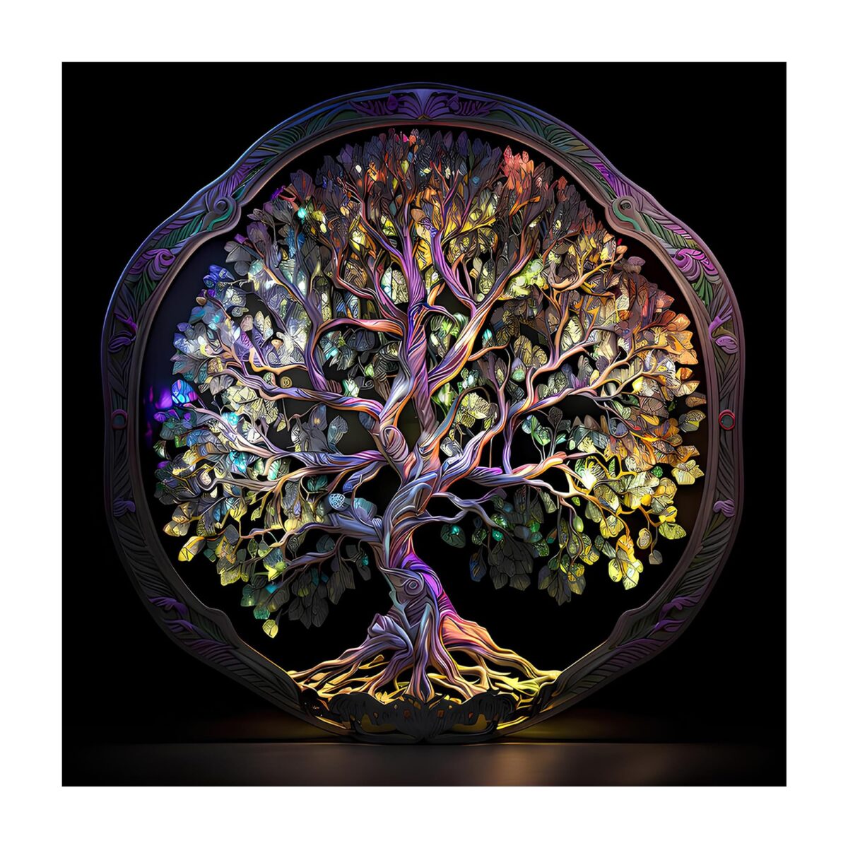 Tree of Life Glass Wall Art