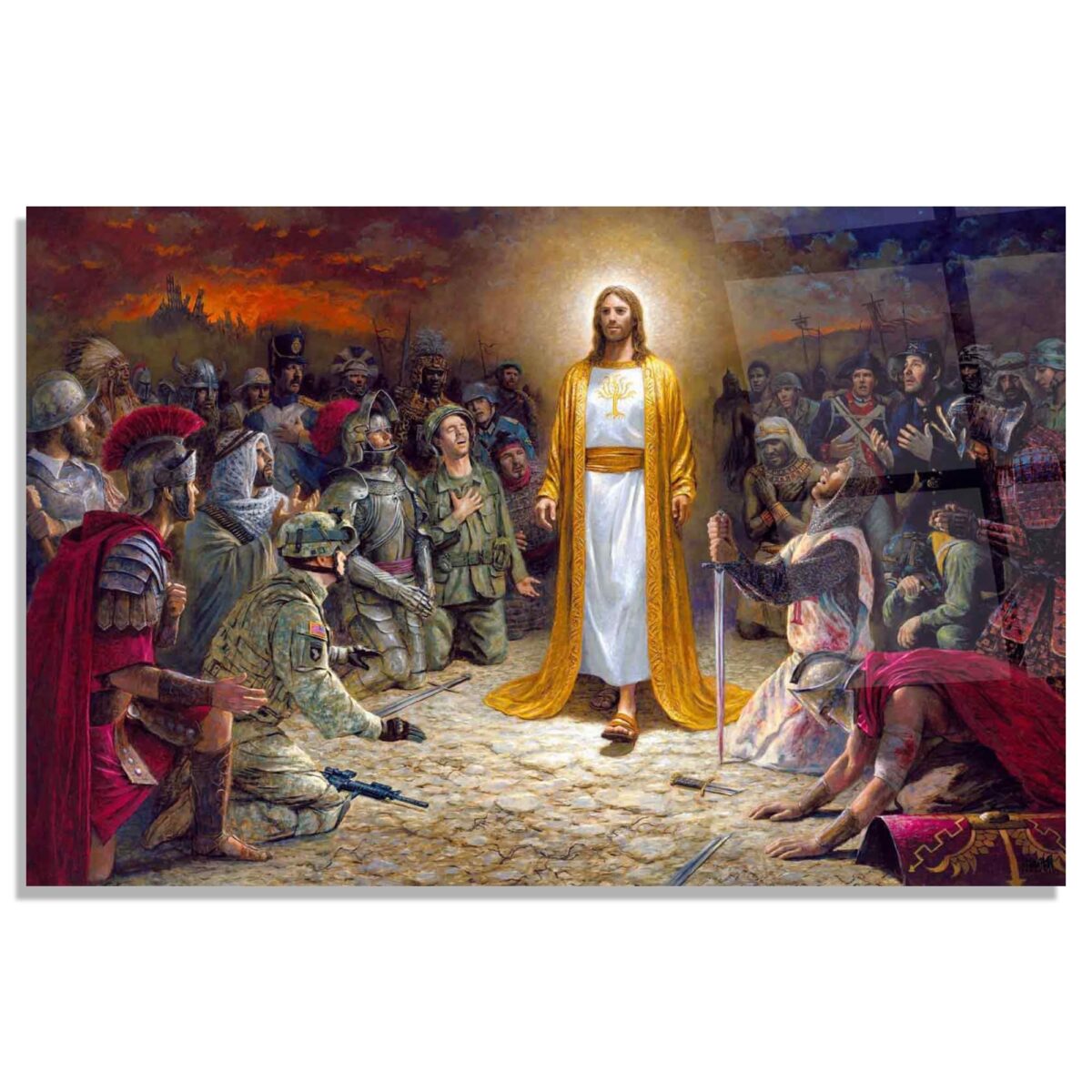 The Expected Jesus Glass Wall Art