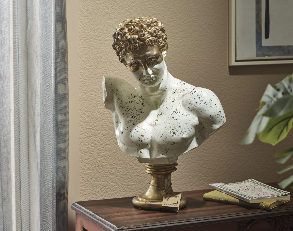 Hermes Gold Detailed Sculpture