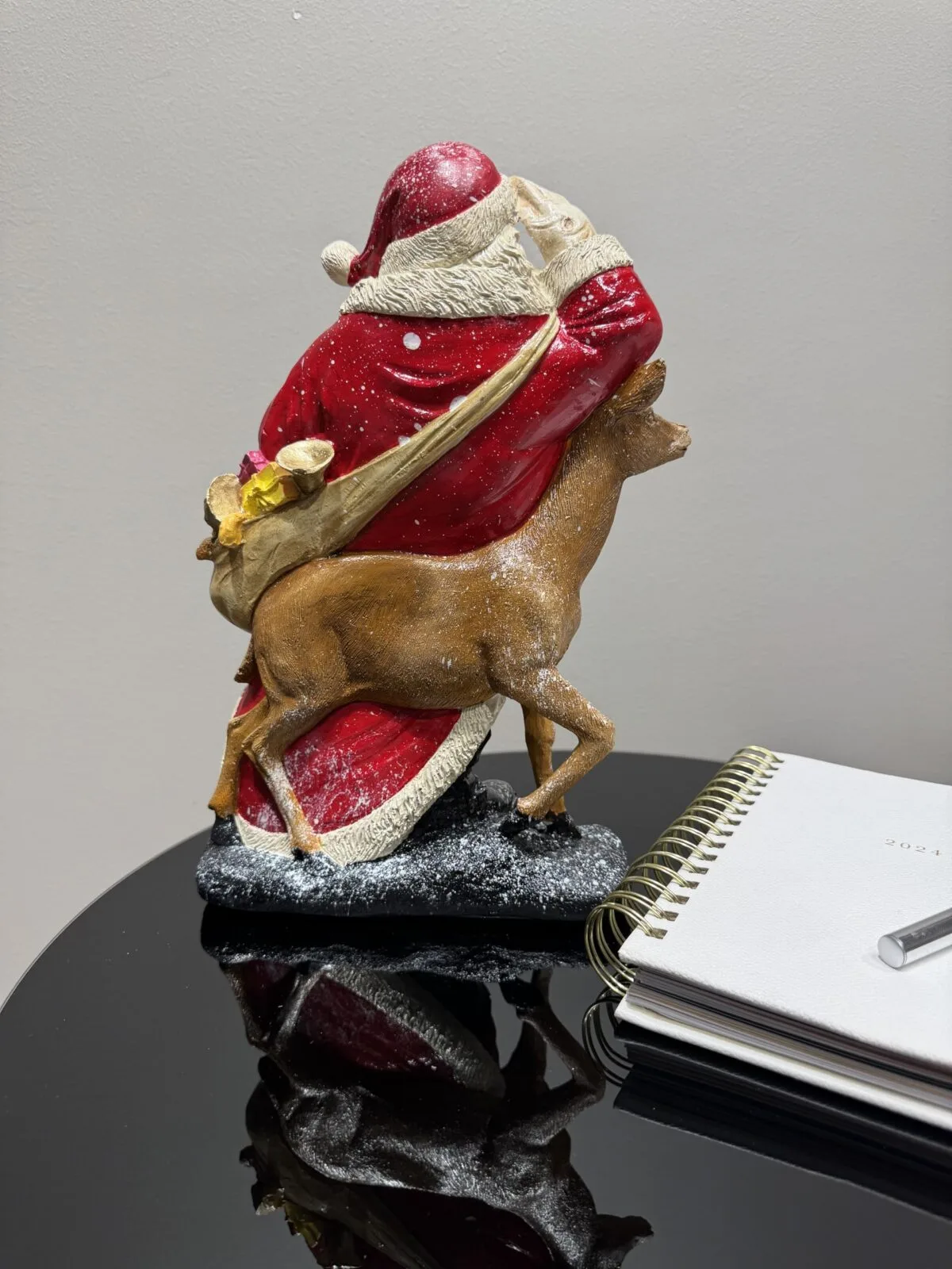 Ceramic Santa Claus Sculpture
