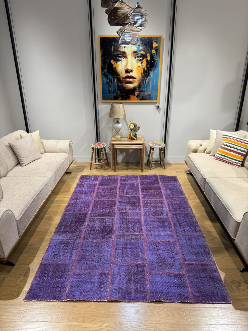 Classic Vintage Turkish Patchwork Rug