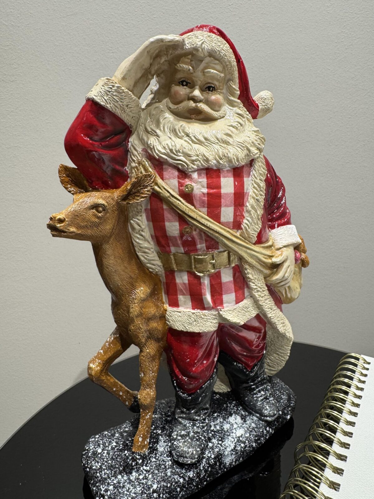 Ceramic Santa Claus Sculpture