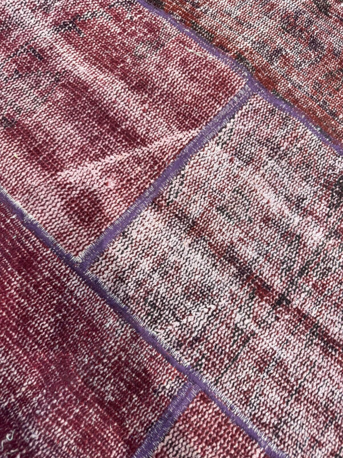 Heather Storm Vintage Turkish Patchwork Rug
