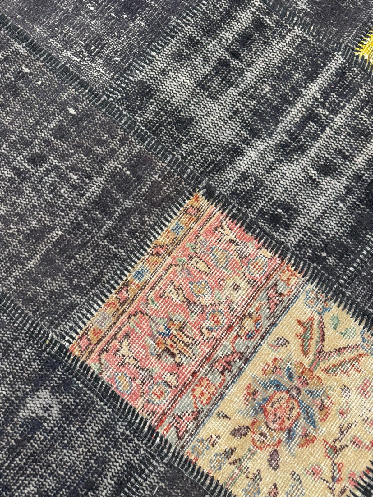 Eclipse Mosaic Vintage Turkish Patchwork Rug