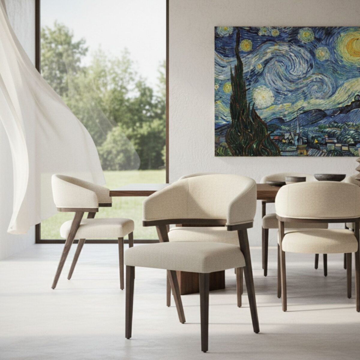 Elegant Modern Dining Chair – chair detail view 6 | Ferozzi