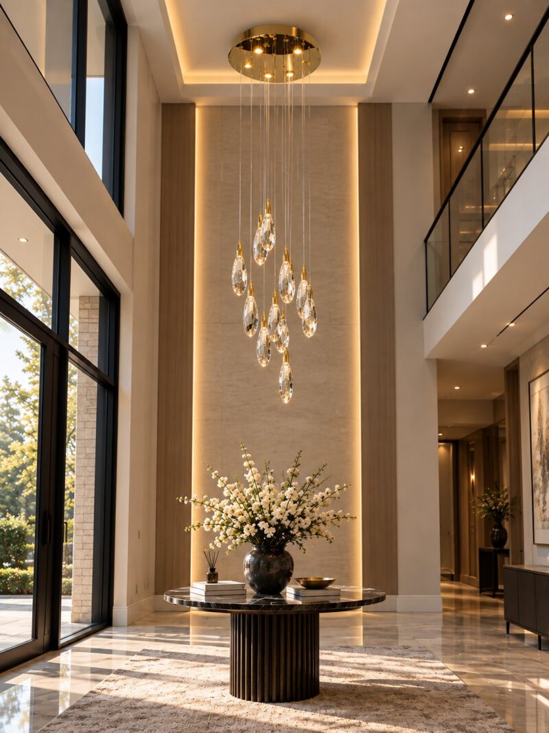Goccia Teardrop Cascade Chandelier