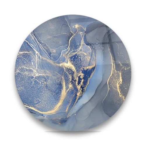 Gray and Shine Glass Wall Art