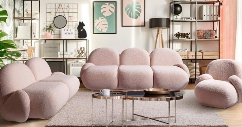Madrid 3-Seater Plush Sofa