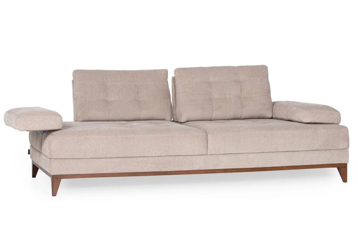 Sonya Sofa Set 3+3+1 – sofa backrest moved daybed mode | Ferozzi