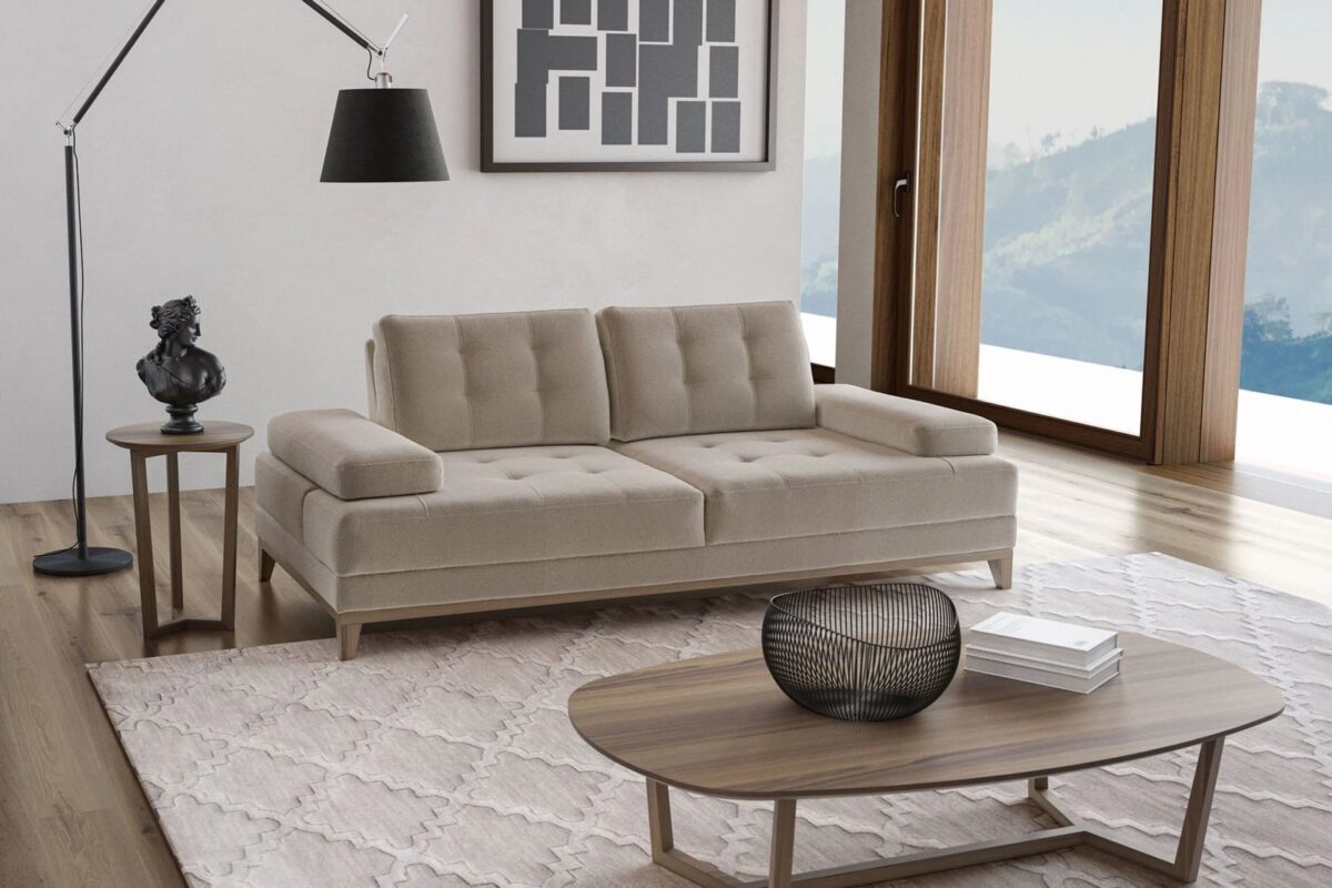 Sonya Sofa Set 3+3+1 – sofa with adjustable arms | Ferozzi
