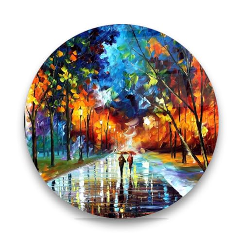 Spring Painted Glass Wall Art