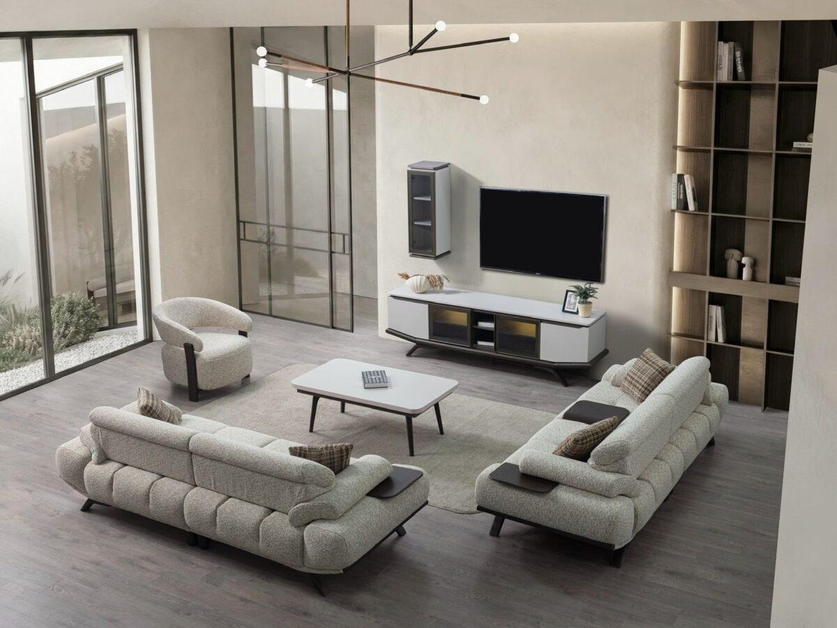 Stella Sofa Set 3+3+1 – two sofas and armchair living room | Ferozzi