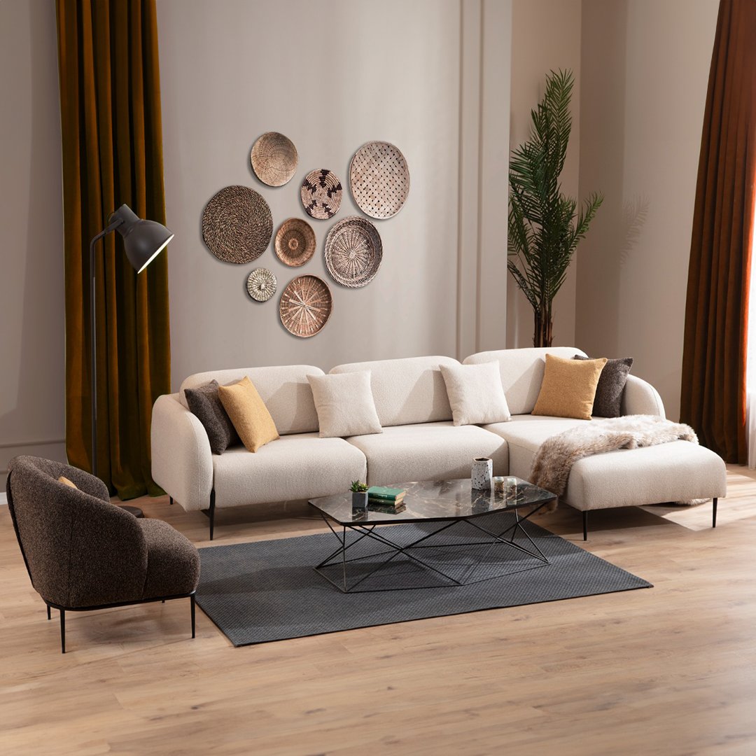 Valencia Corner Sofa – corner sofa set with armchair | Ferozzi