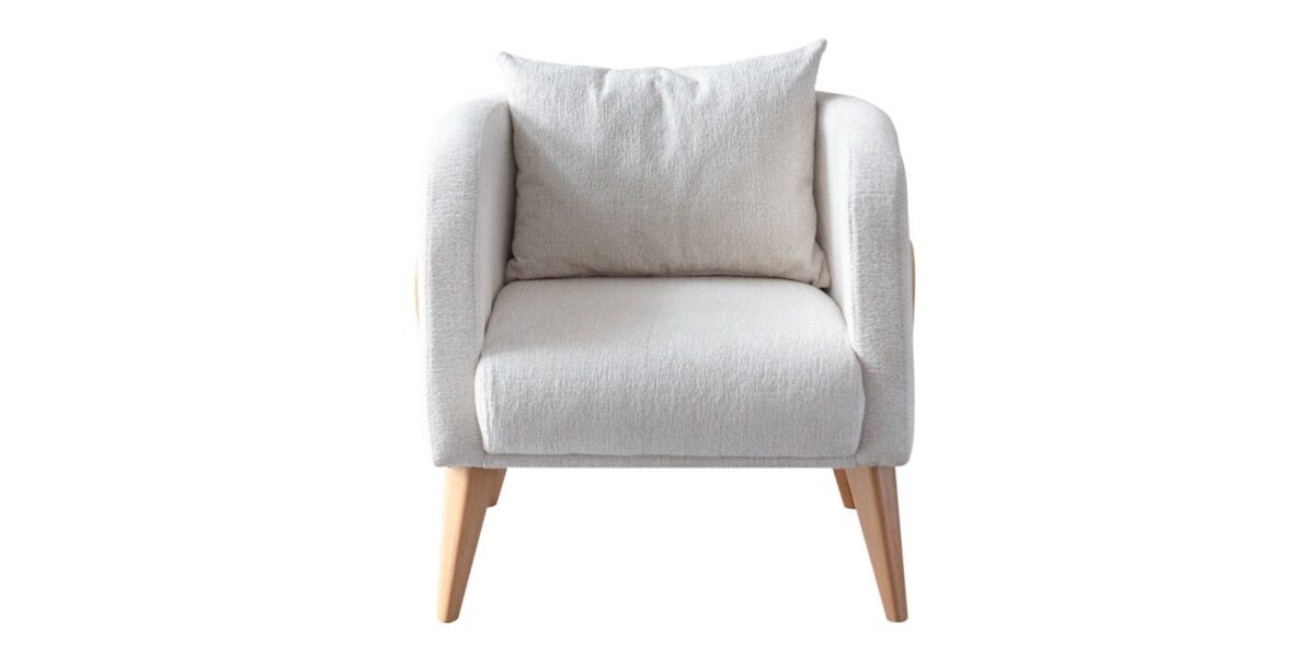 Valeria Sofa Set 3+3+1 – armchair white background | Ferozzi