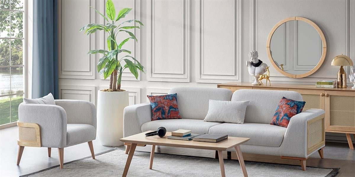 Valeria Sofa Set 3+3+1 – sofa and armchair modern living room | Ferozzi