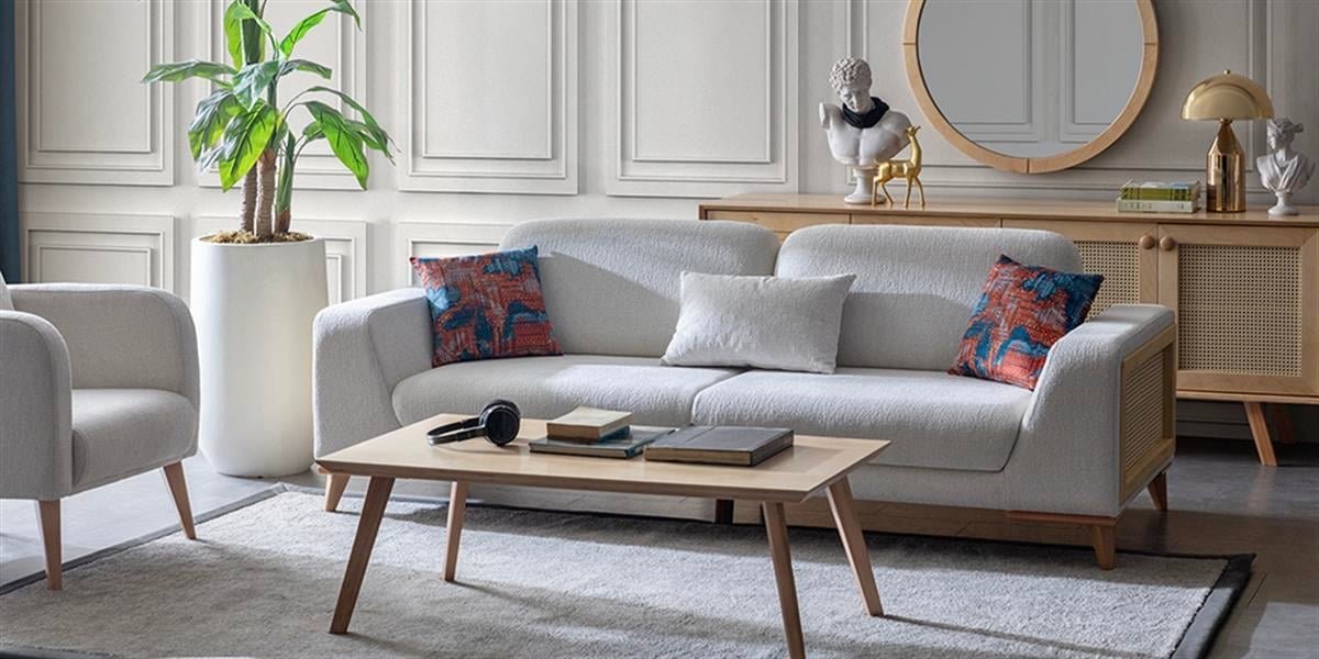 Valeria Sofa Set 3+3+1 – sofa living room angle | Ferozzi