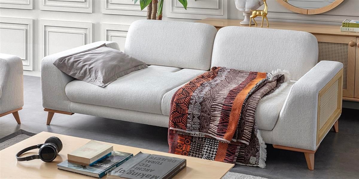 Valeria Sofa Set 3+3+1 – sofa seat detail | Ferozzi