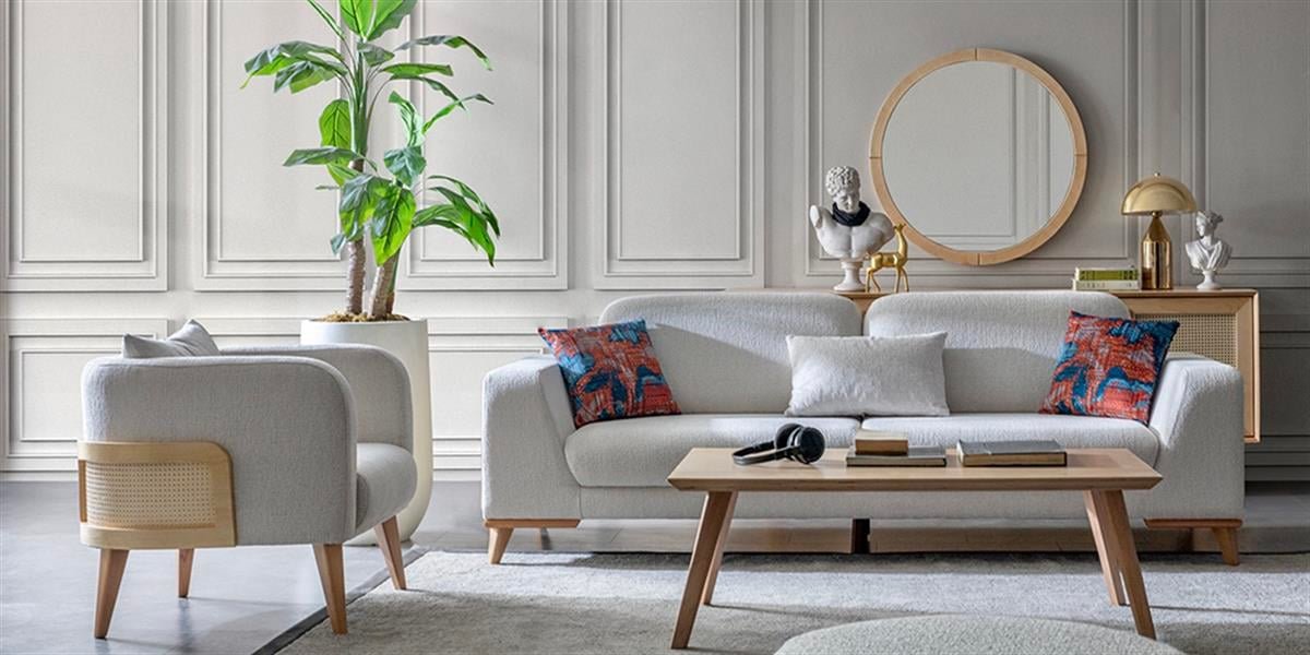 Valeria Sofa Set 3+3+1 – sofa set with coffee table | Ferozzi