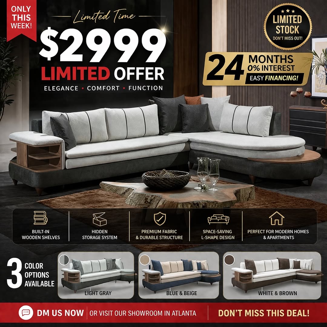 This is not just a sofa… This is a full living solution.…